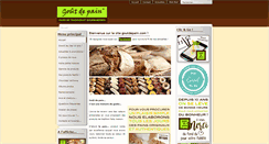 Desktop Screenshot of goutdepain.com